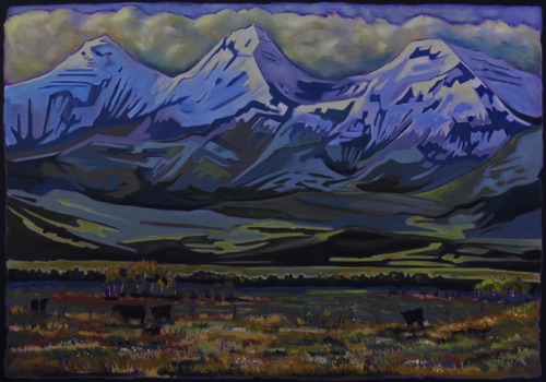 Where the Mountains Meet the Prairies
44 x 60 sold Where the Mountains Meet the Prairies
44 x 60 sold